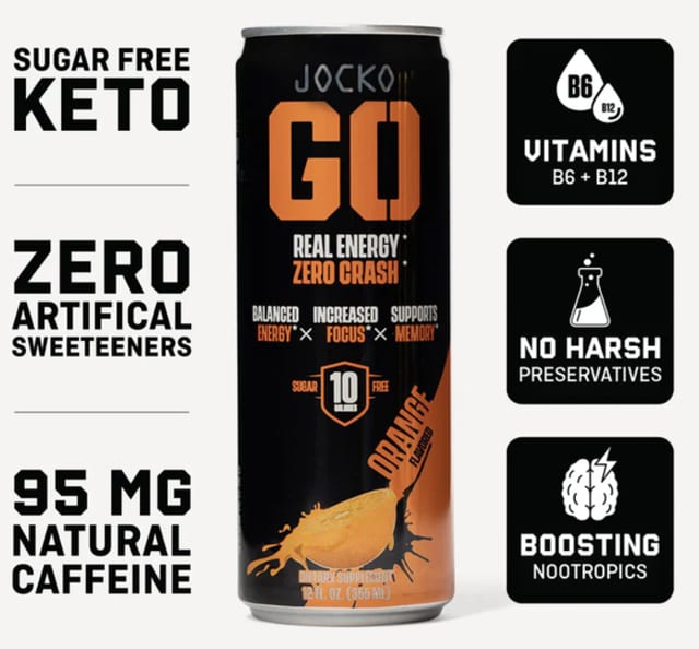 Energy Drink Orange Jocko.