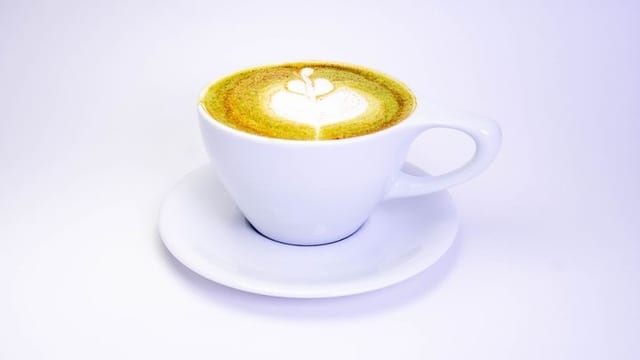 Baklava Matcha Latte.