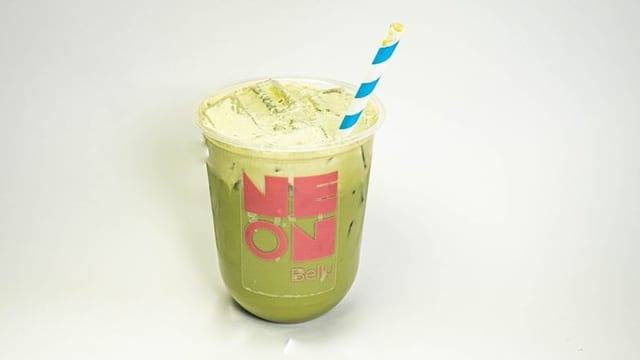Iced Double Matcha Latte.