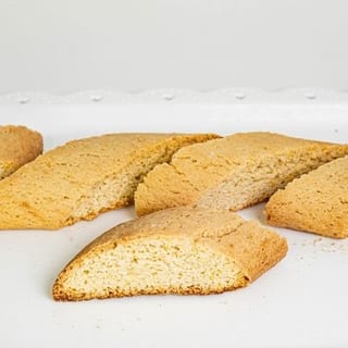 Orange Zest Ginger Biscotti