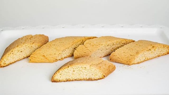 Orange Zest Ginger Biscotti.
