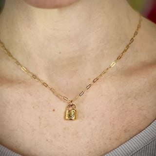 Love Lock Necklace And Cookies